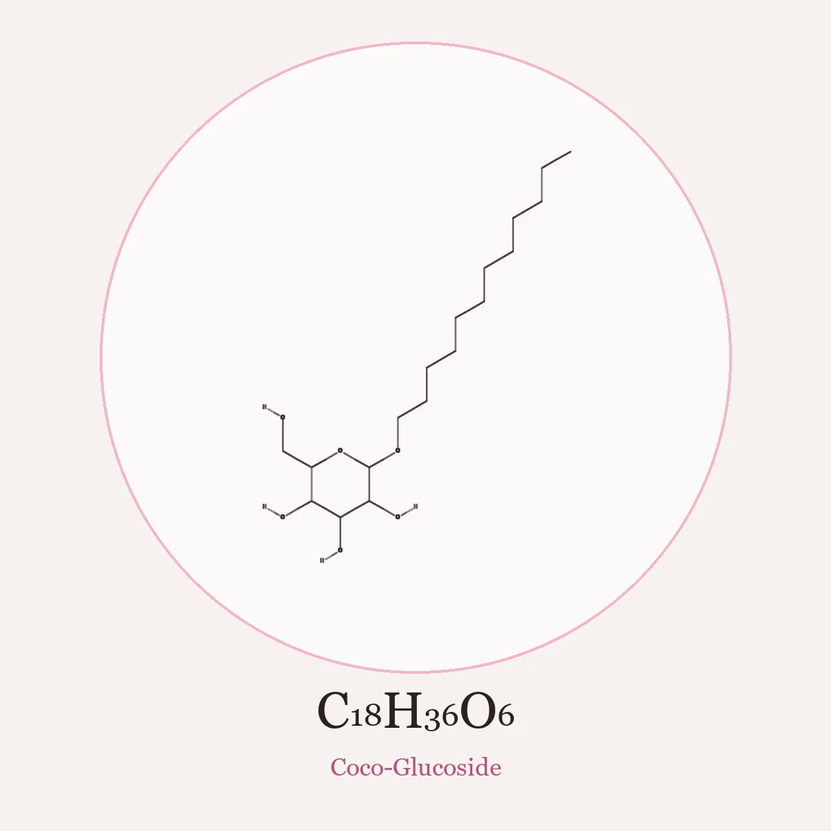 Chemical structure of Coco-Glucoside (Coco-Glucoside)