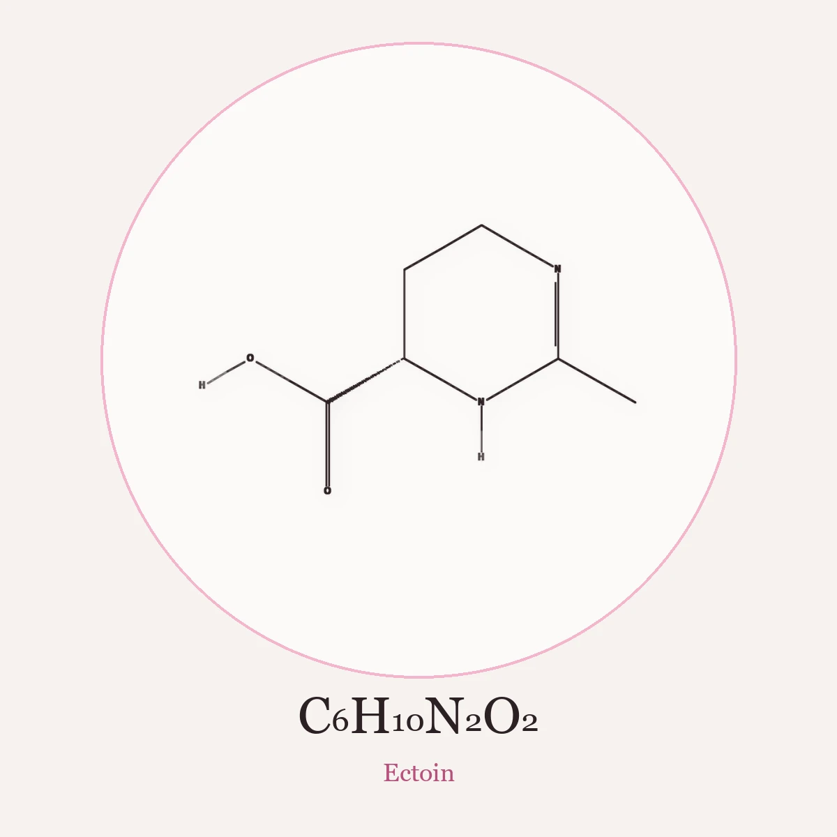 Chemical structure of Ectoin (Ectoin)