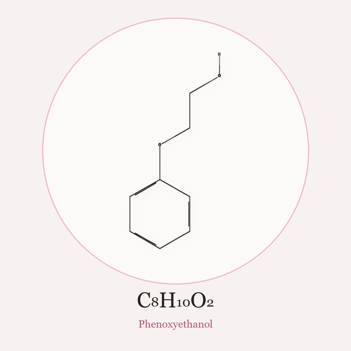 Chemical structure of Phenoxyethanol (Phenoxyethanol)