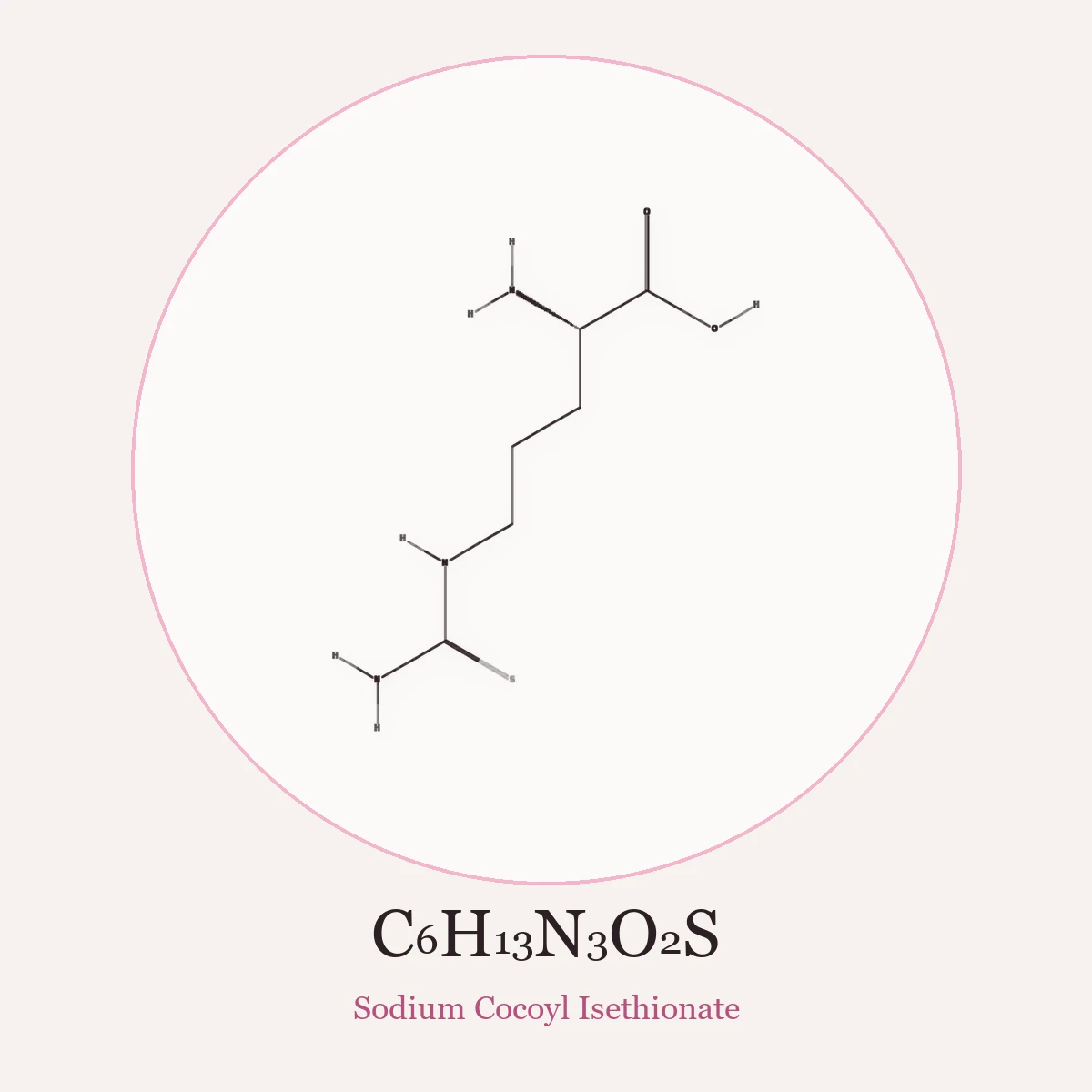 Chemical structure of Sodium Cocoyl Isethionate (Sodium Cocoyl Isethionate)